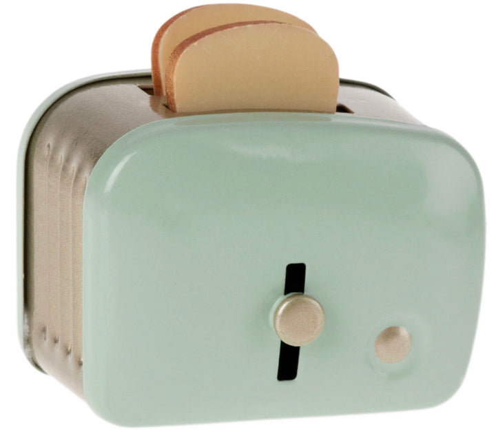 Maileg Toaster with Bread, Miniature - Mint