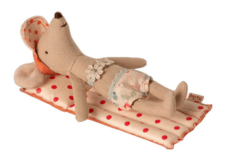 Maileg Air Mattress, Mouse - Red Dot