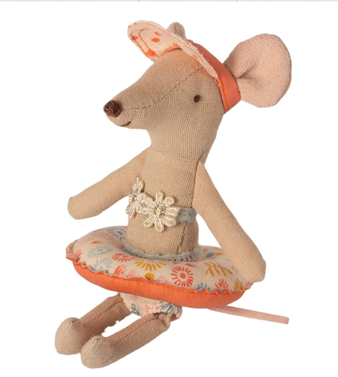 Maileg Float, Small Mouse - Flower