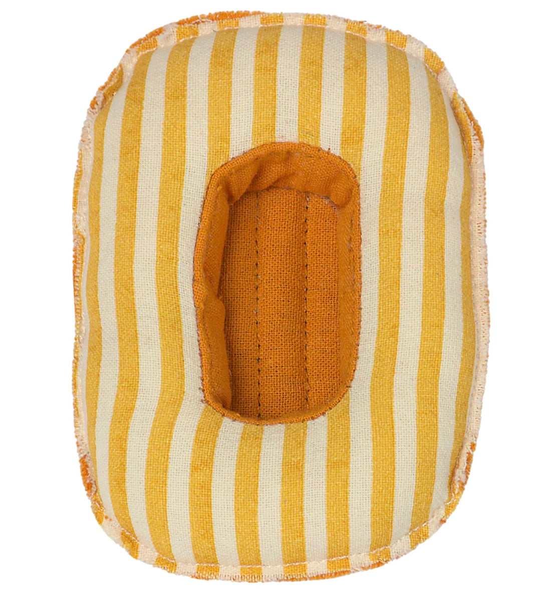 Maileg Rubber Boat, Small Mouse - Yellow Stripe