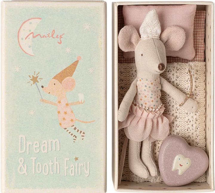 Tooth Fairy Mouse, Little Sister in Matchbox