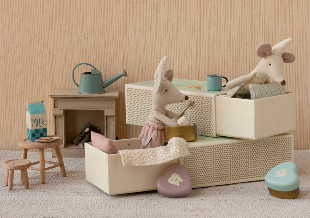 Tooth Fairy Mouse, Little Sister in Matchbox