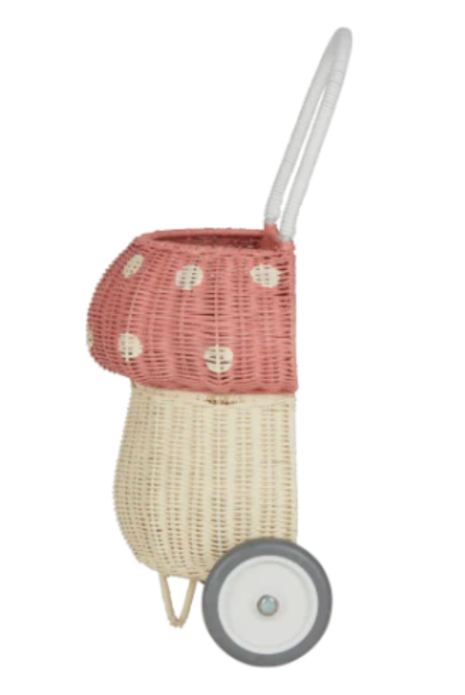 Olli Ella Rattan Mushroom Luggy - Musk