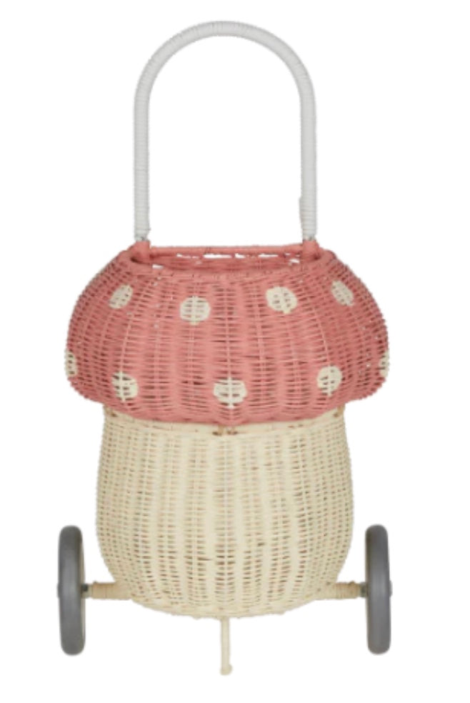 Olli Ella Rattan Mushroom Luggy - Musk