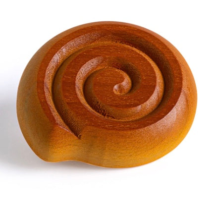 Cinnamon Bun - Pretend Food, wooden