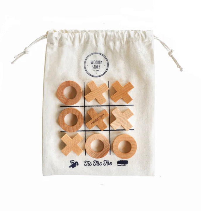 Tic Tac Toe, wooden