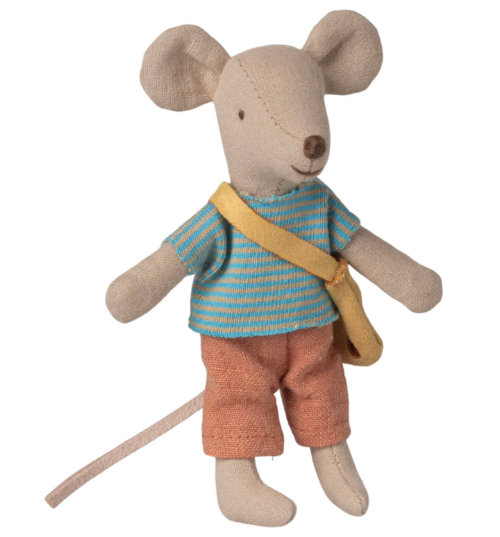 Maileg Little Brother Mouse with Bag