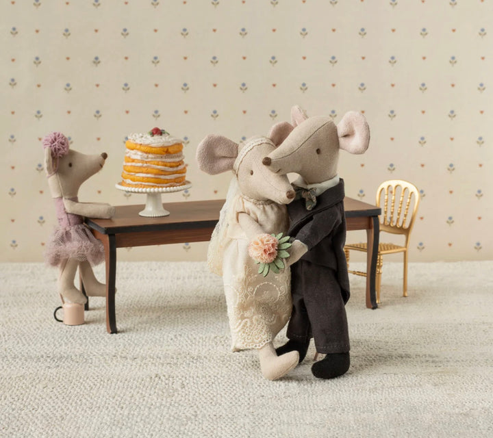 Maileg Wedding Mice Couple in Box - Mum and Dad