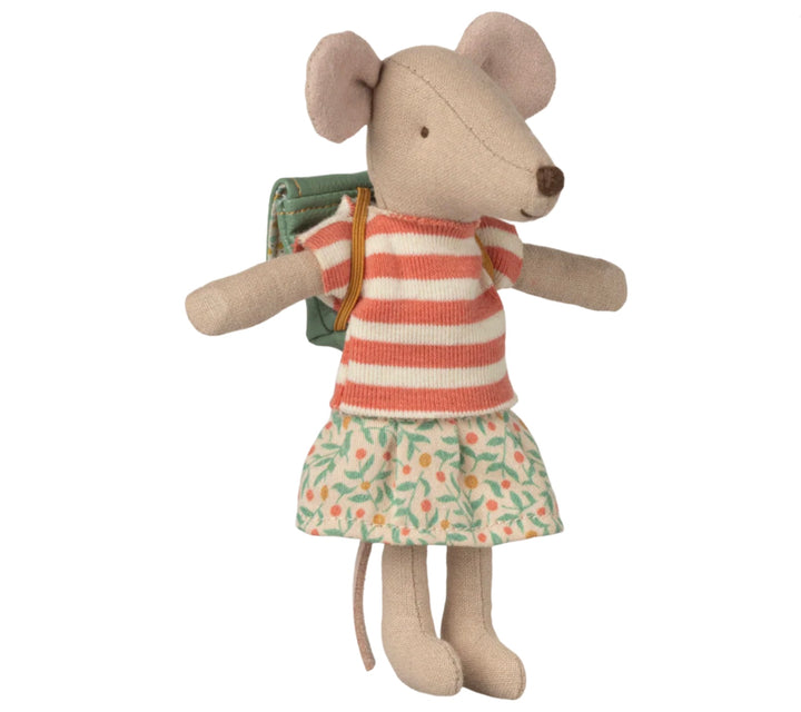 Big Sister Mouse Clothes and Bag - Green