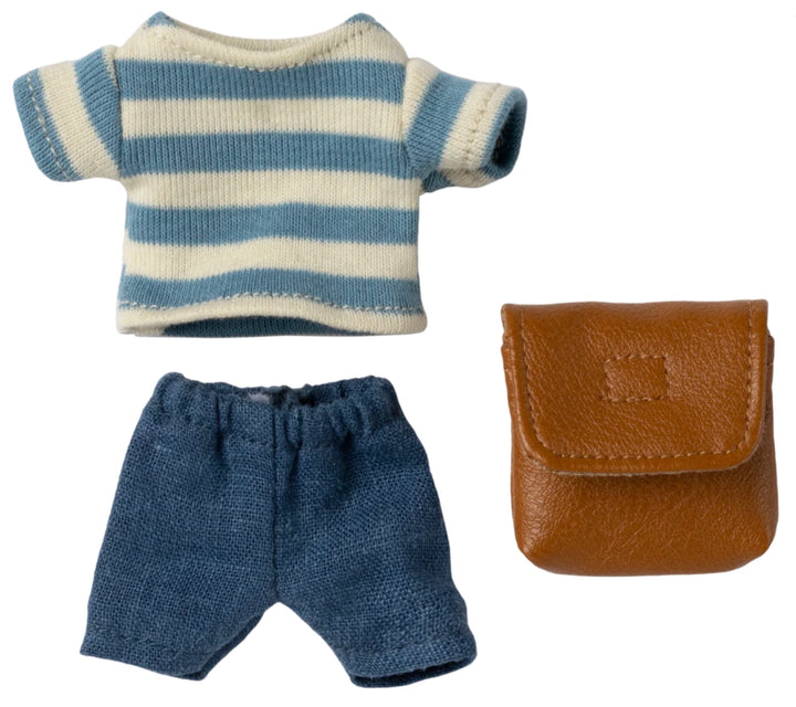 Big Brother Mouse Clothes and Bag - Brown