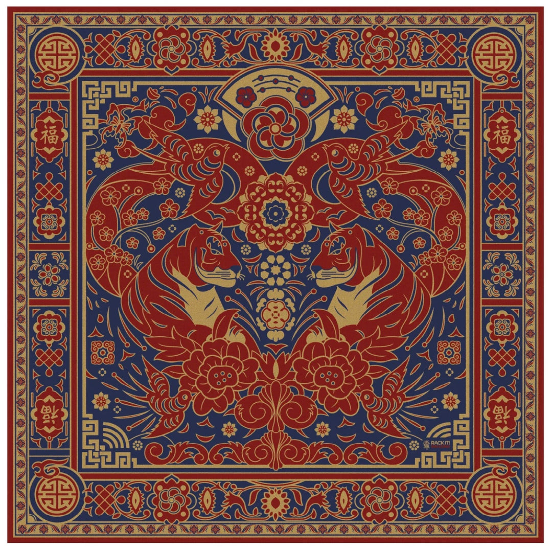 Tigre de Fortune Legacy Collection Mat by Rack It Mahjong