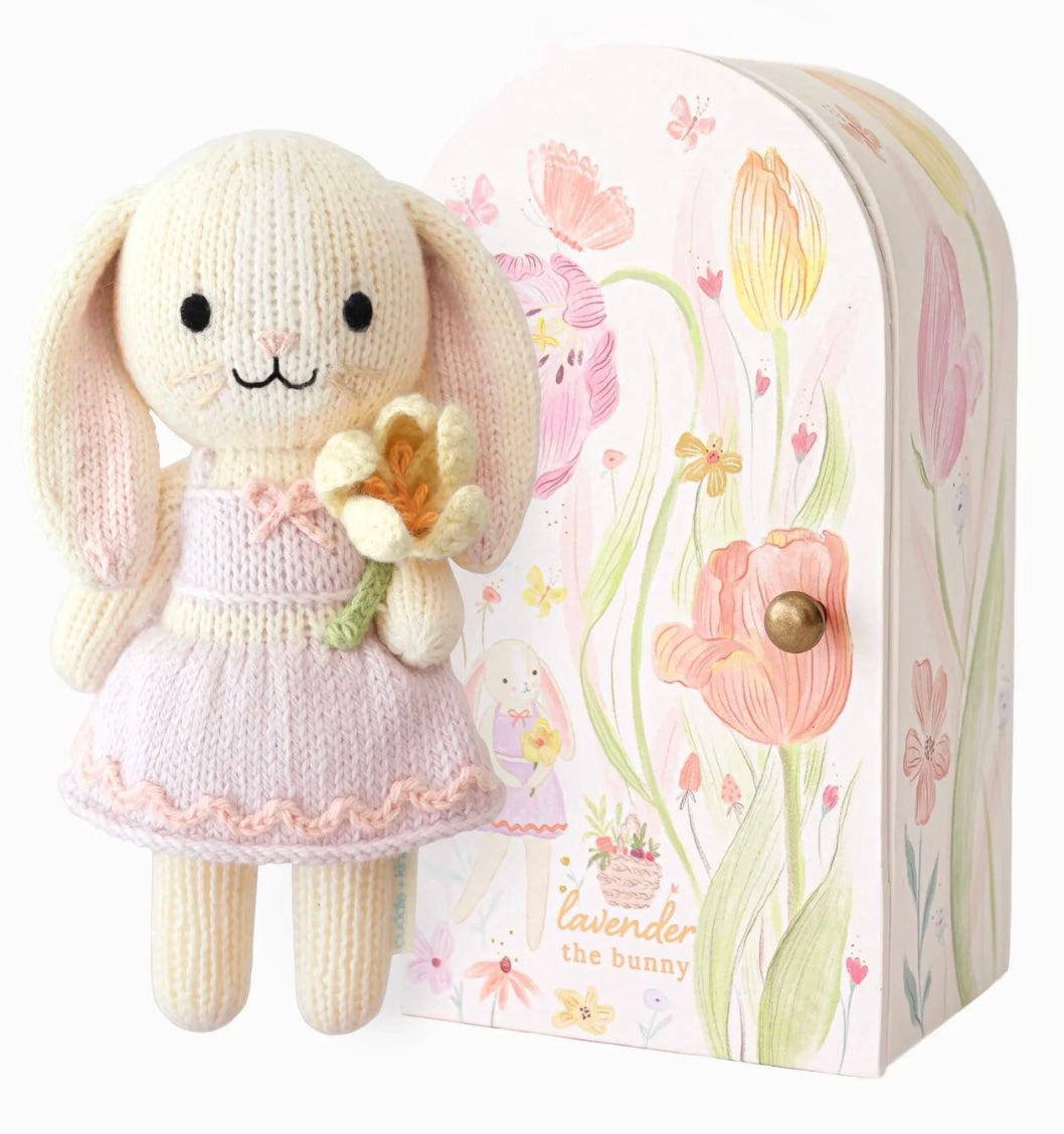 Tiny Lavender the bunny by cuddle + kind