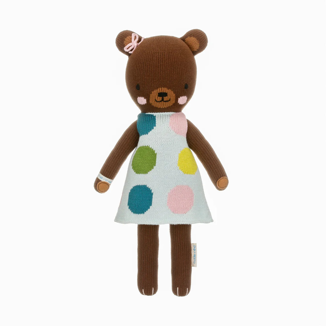 Little Ivy the Brown Bear by Cuddle+Kind: Handmade Dolls