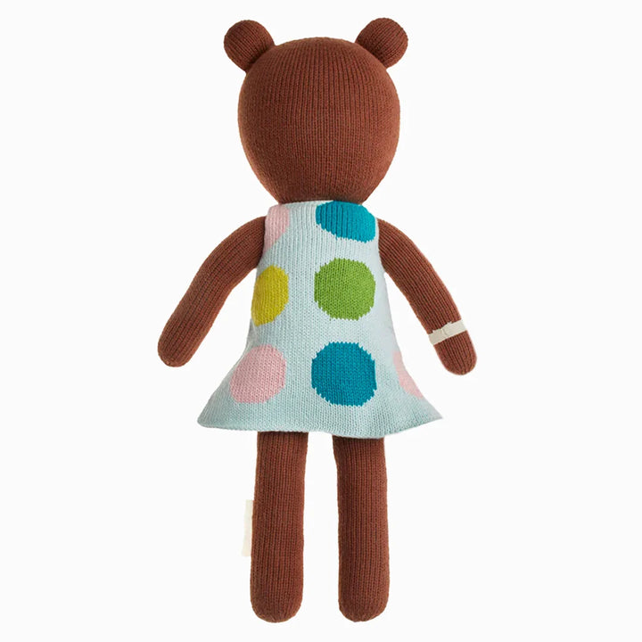 Little Ivy the Brown Bear by Cuddle+Kind: Handmade Dolls