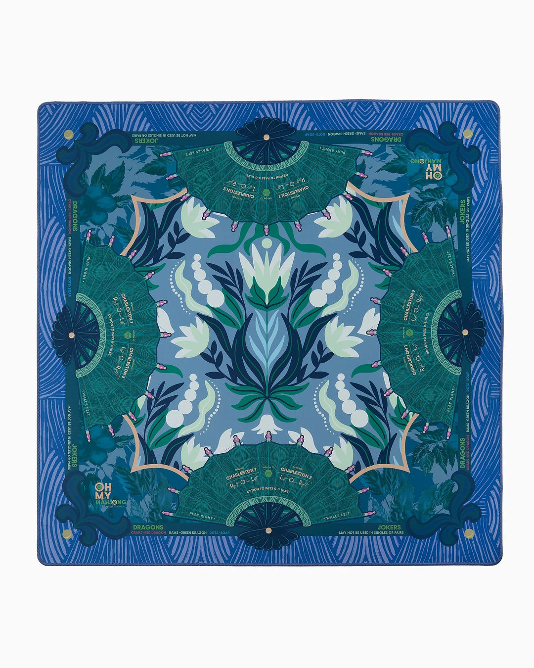 Jade Mahjong Mat in Tube by Oh My Mahjong