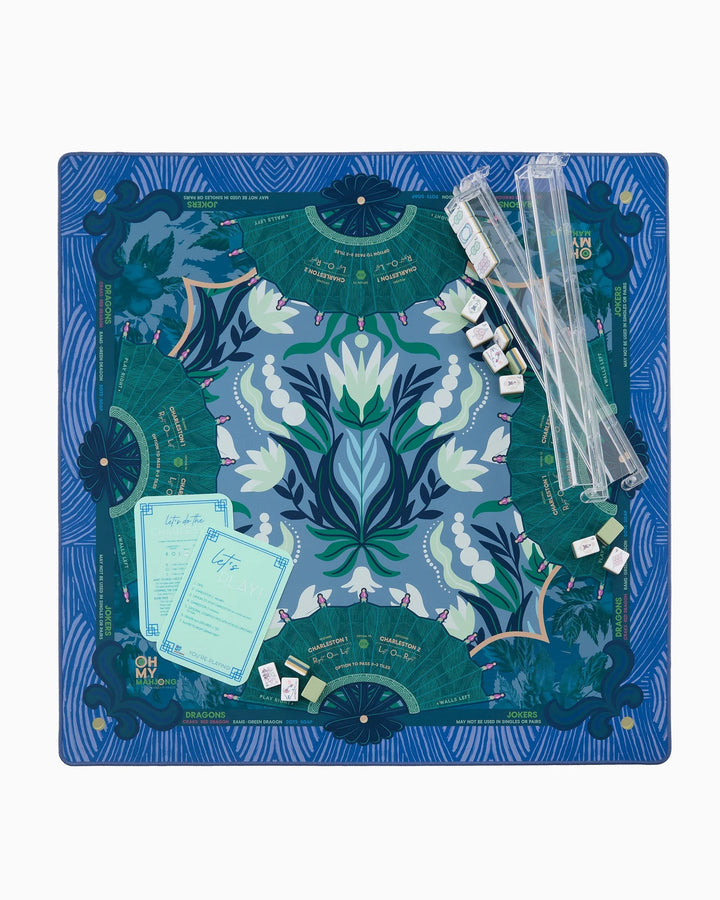 Jade Mahjong Mat in Tube by Oh My Mahjong