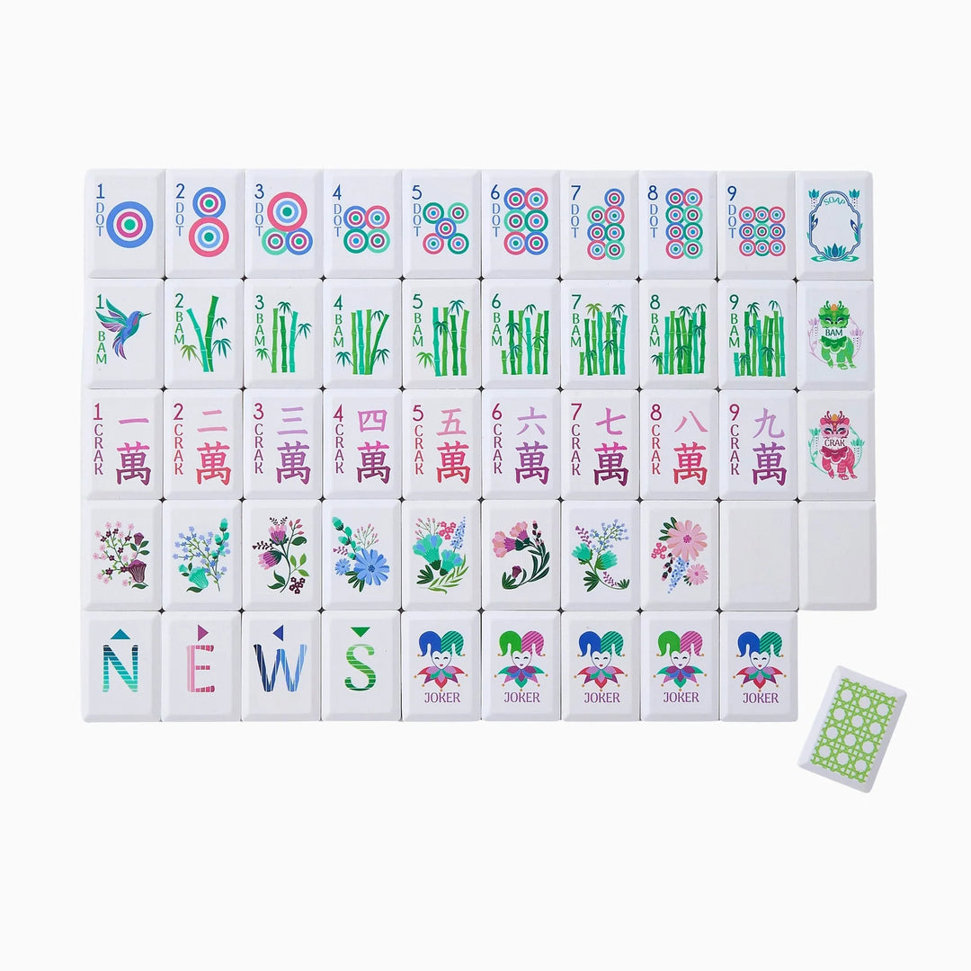 Jardin Debutante Mahjong Tiles by Oh My Mahjong