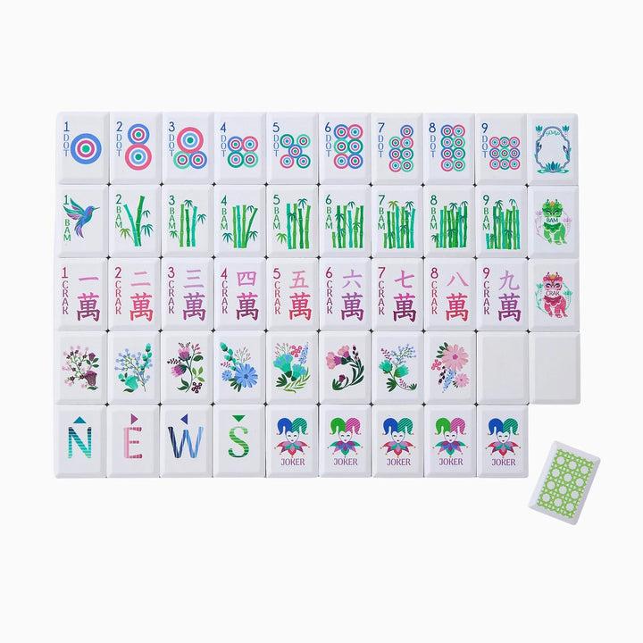 Jardin Debutante Mahjong Tiles by Oh My Mahjong
