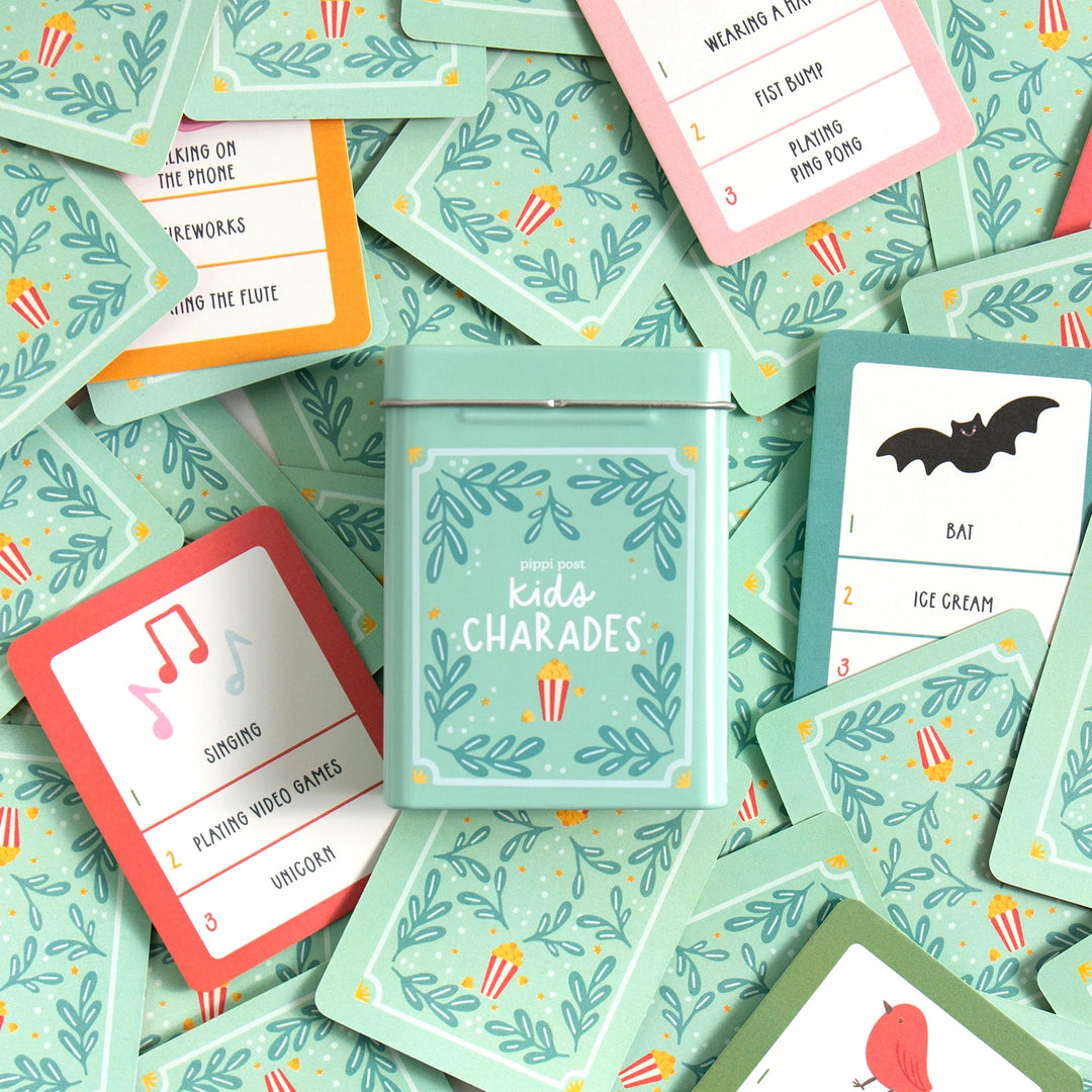 Kids Charades Cards in Tin