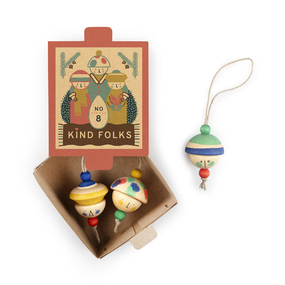 Kind Folks Ornament Set by Grapat