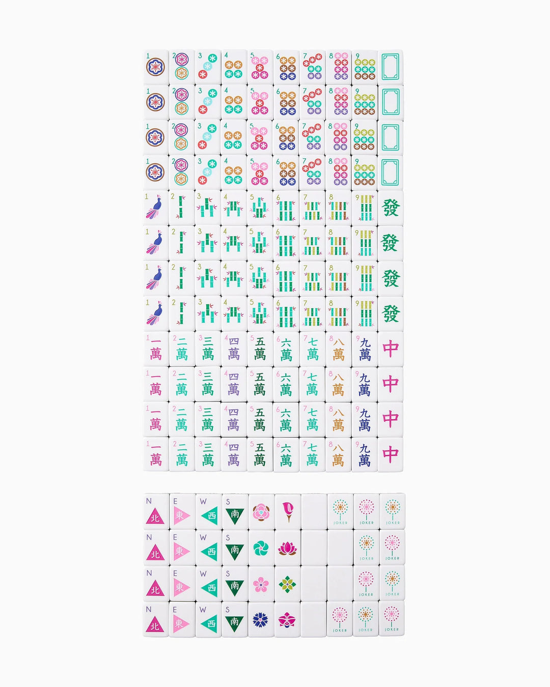 La Fete Mahjong Tiles by Oh My Mahjong