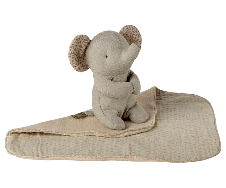 Lullaby Friends, Elephant, Mini - Iron Grey by Maileg