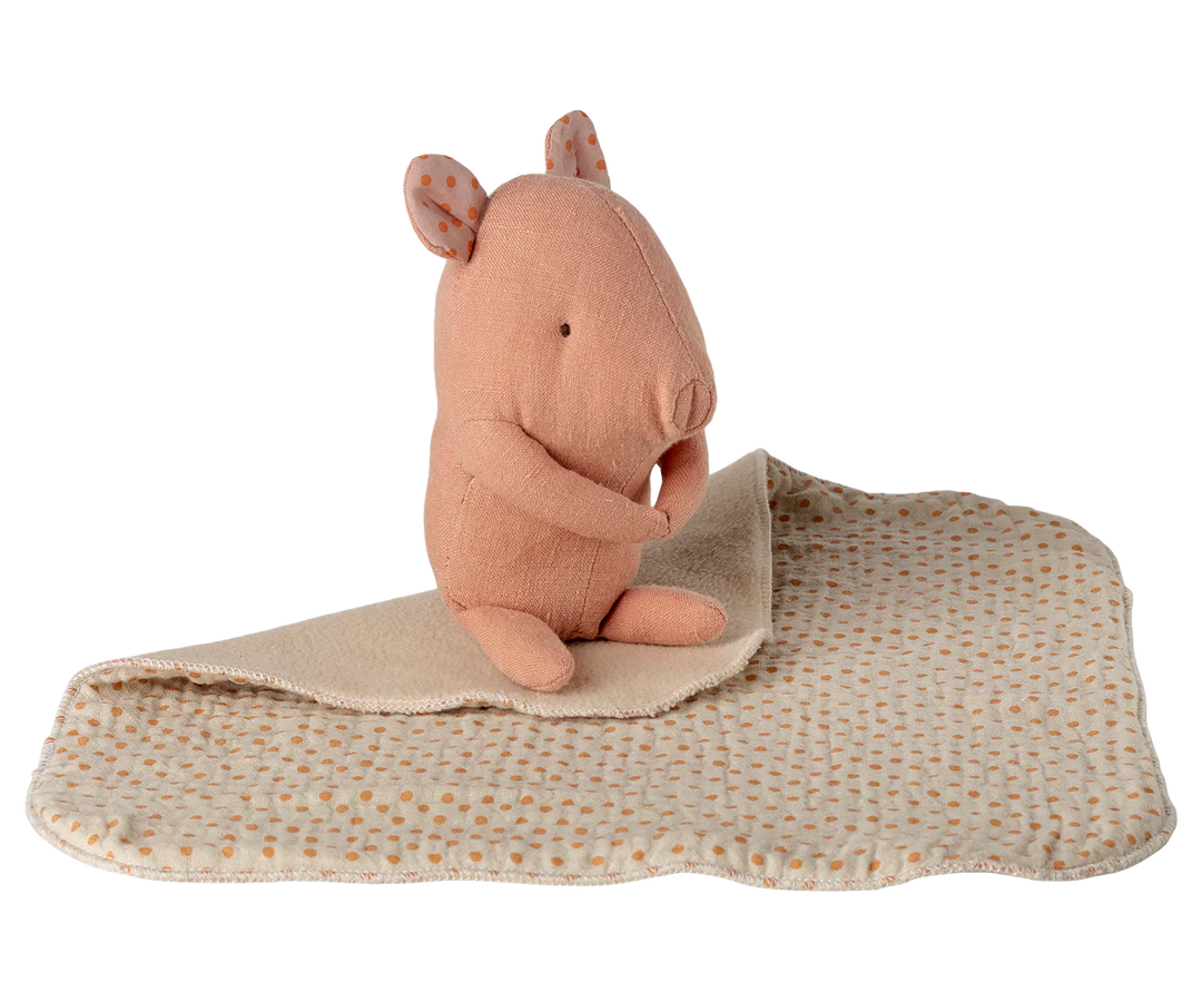 Lullaby Friends, Pig, Mini - Rose by Maileg