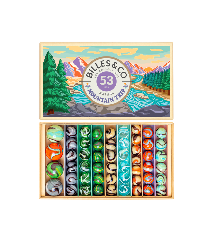 Mountain Trip Marbles Treasure Box