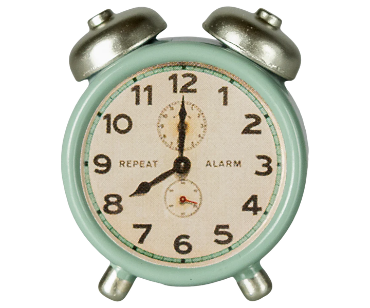 Maileg Alarm Clock for Mouse (Mint)