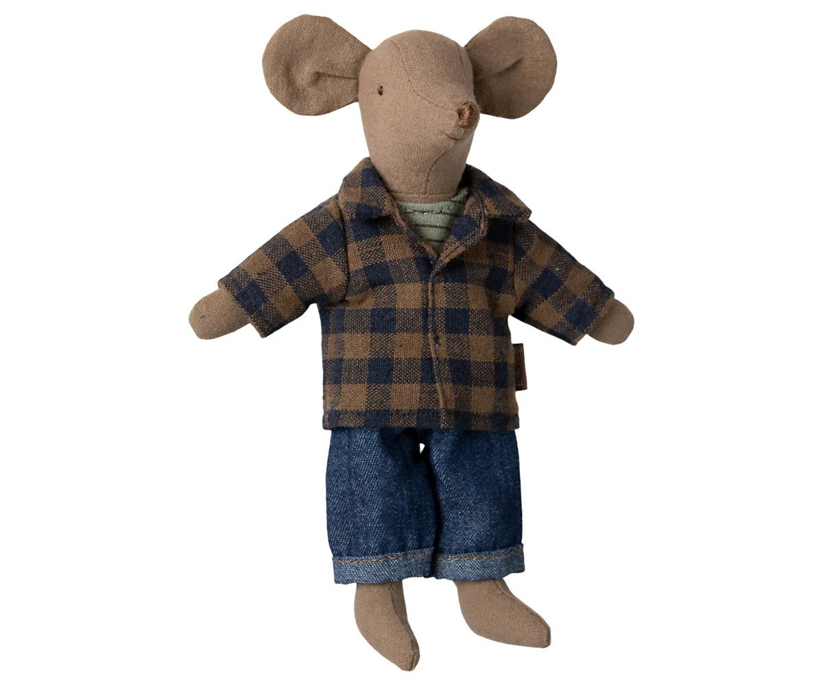 Maileg Dad Mouse (Light Brown)