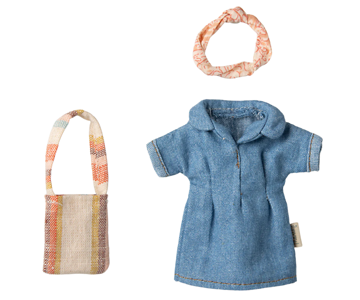 Malieg Denim Dress and Bag for Mum Mouse