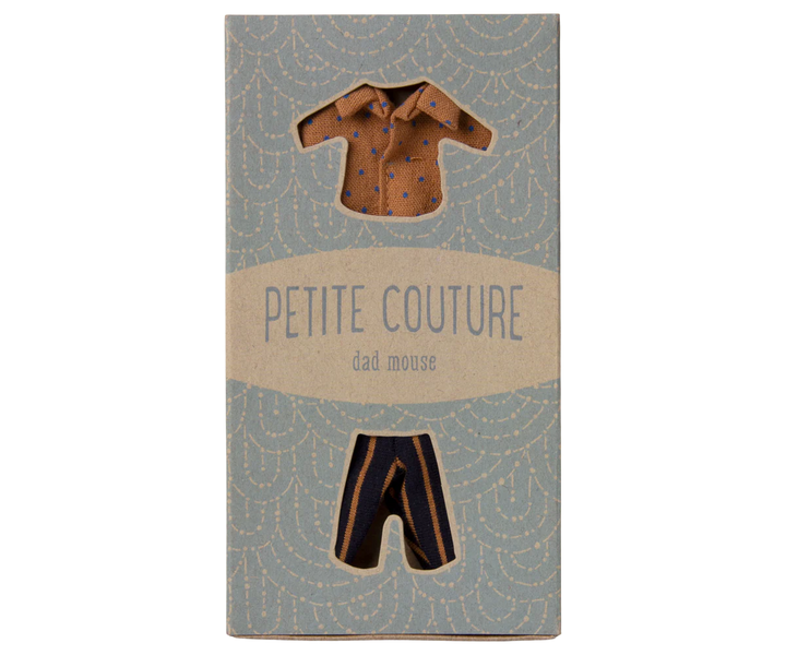 Maileg Shirt and Striped Pants for Dad Mouse