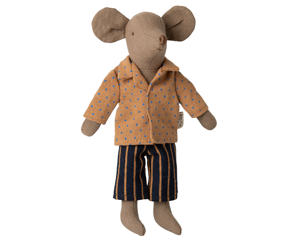 Maileg Shirt and Striped Pants for Dad Mouse