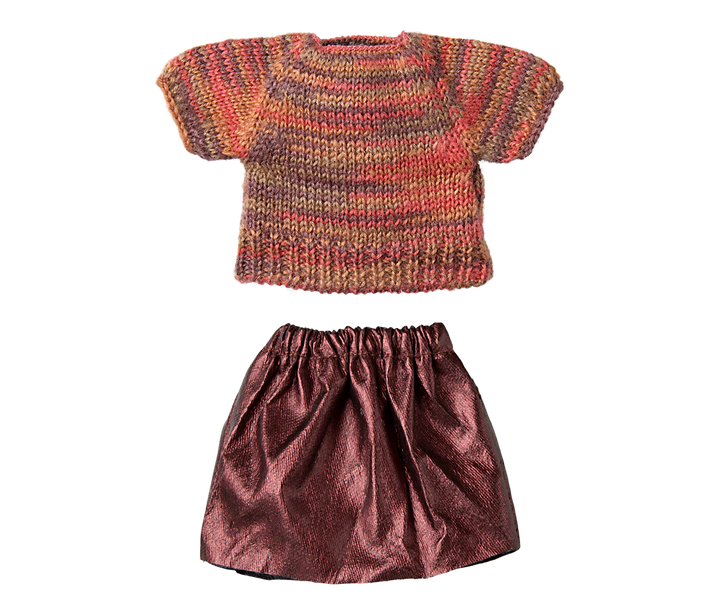 Maileg Skirt and Knitted Blouse for Mum Mouse