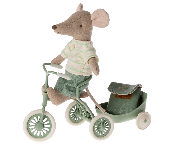 Maileg Tricycle Mouse, Big Brother (Mint)