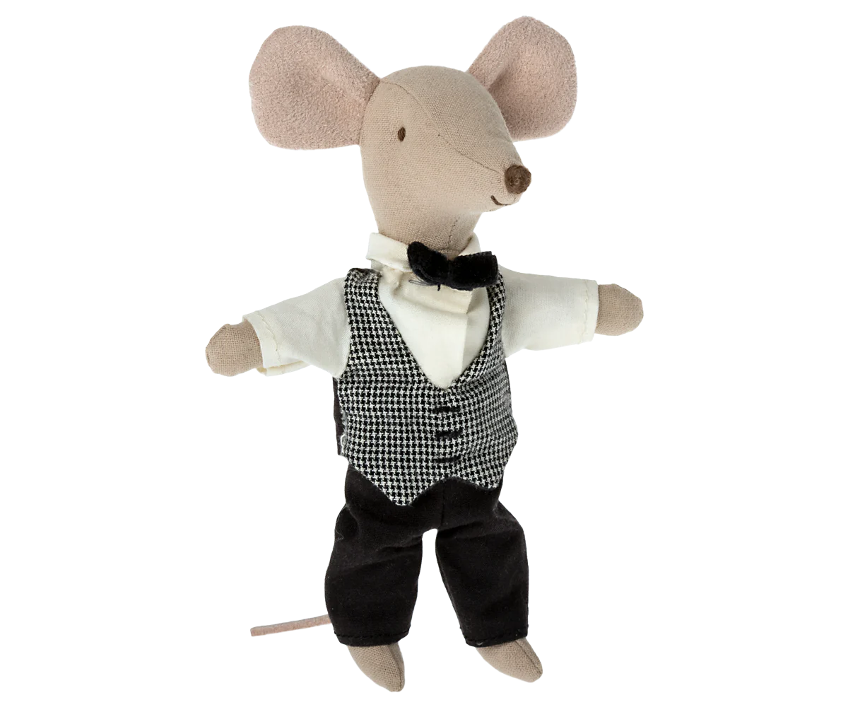 Maileg Waiter Mouse, Big Brother