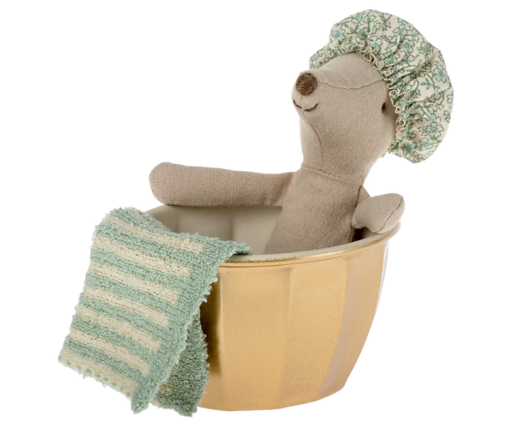 Maileg Wellness Mouse, Big Sister (Mint)