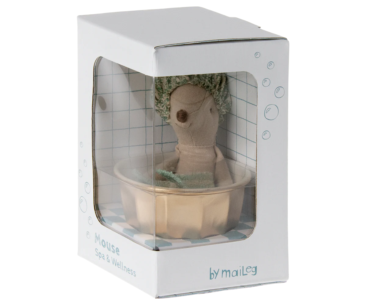 Maileg Wellness Mouse, Big Sister (Mint)