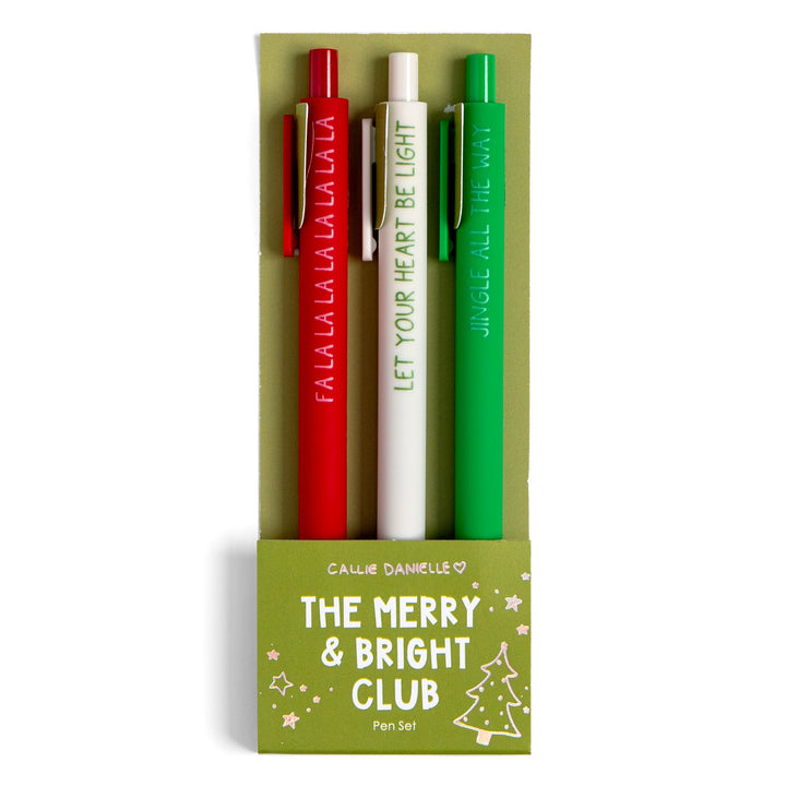 Merry &amp; Bright Club Pen Set