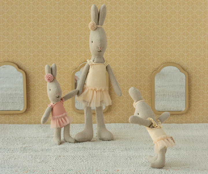 Rabbit, Micro - Ballet Suit and Skirt Cream by Maileg