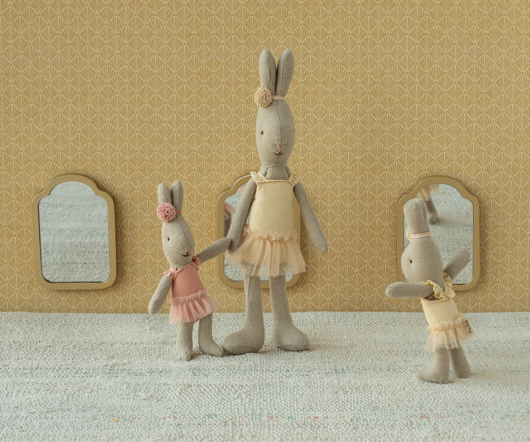 Rabbit, Micro - Ballet Suit and Skirt Rose by Maileg