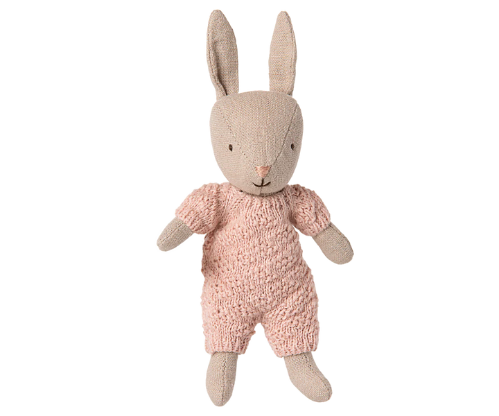Rabbit, Micro - Sand - Rose Knitted Suit by Maileg