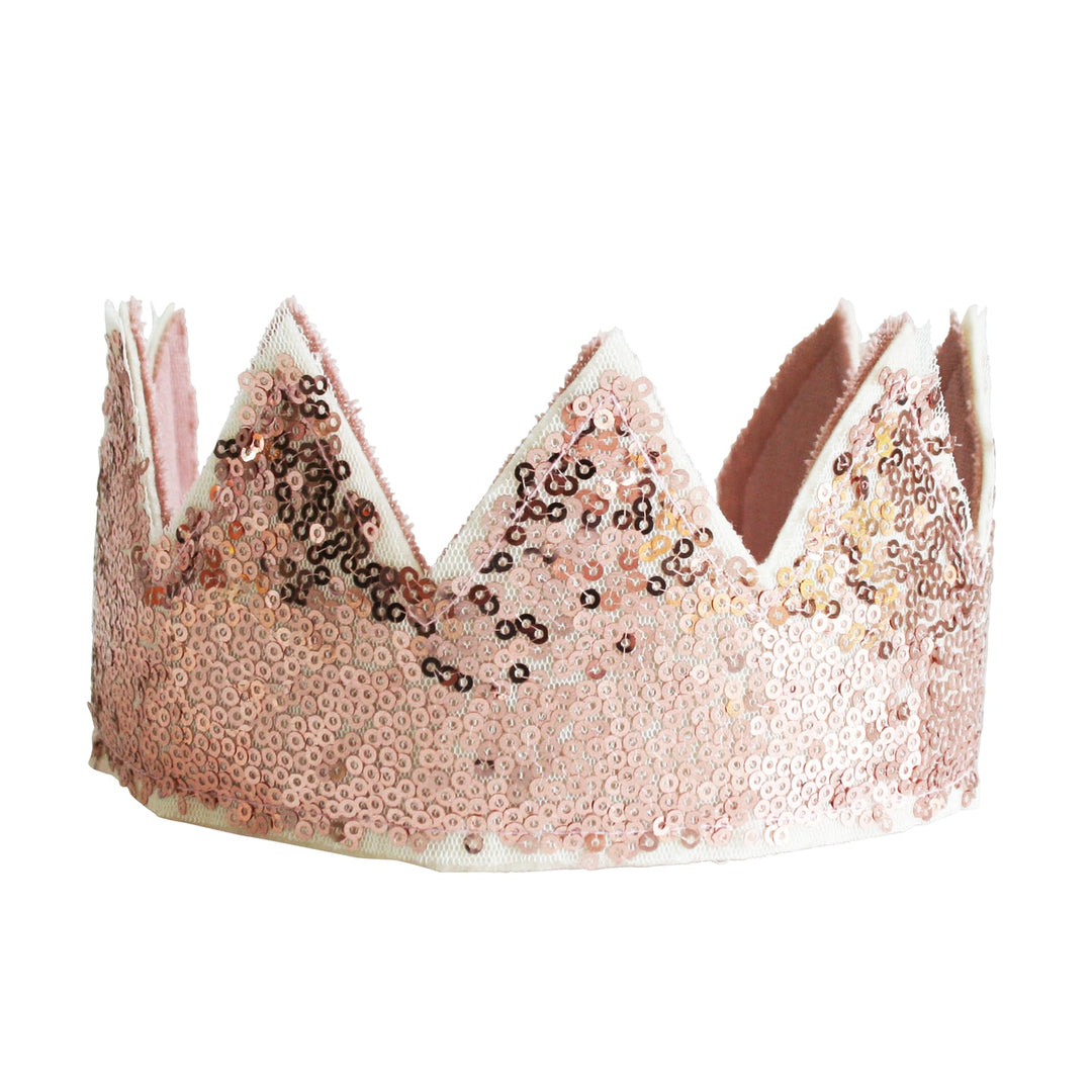 Sequin Sparkle Crown Rose Gold by Alimrose