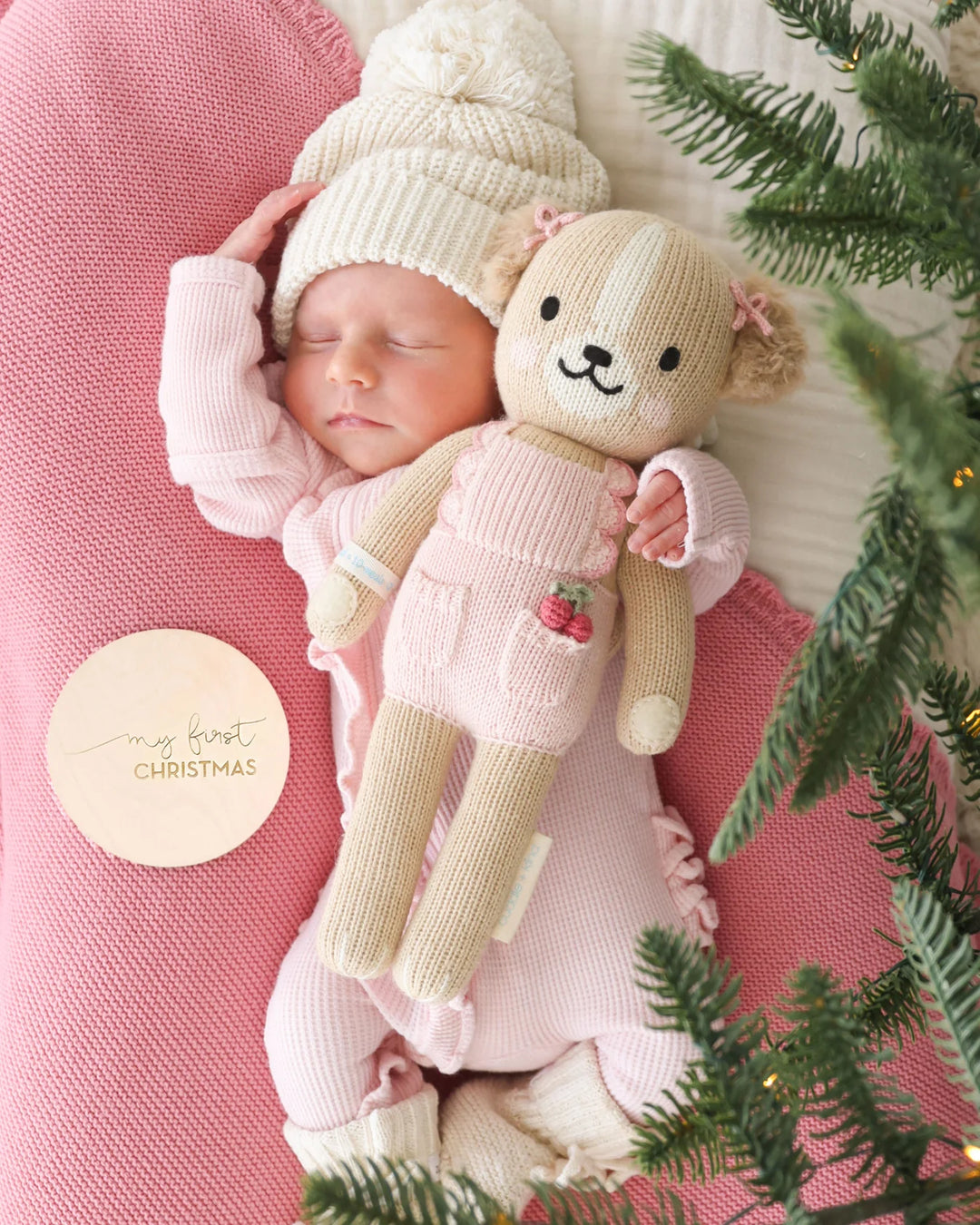 Little Nora the Golden Puppy by Cuddle+Kind: Handmade Dolls