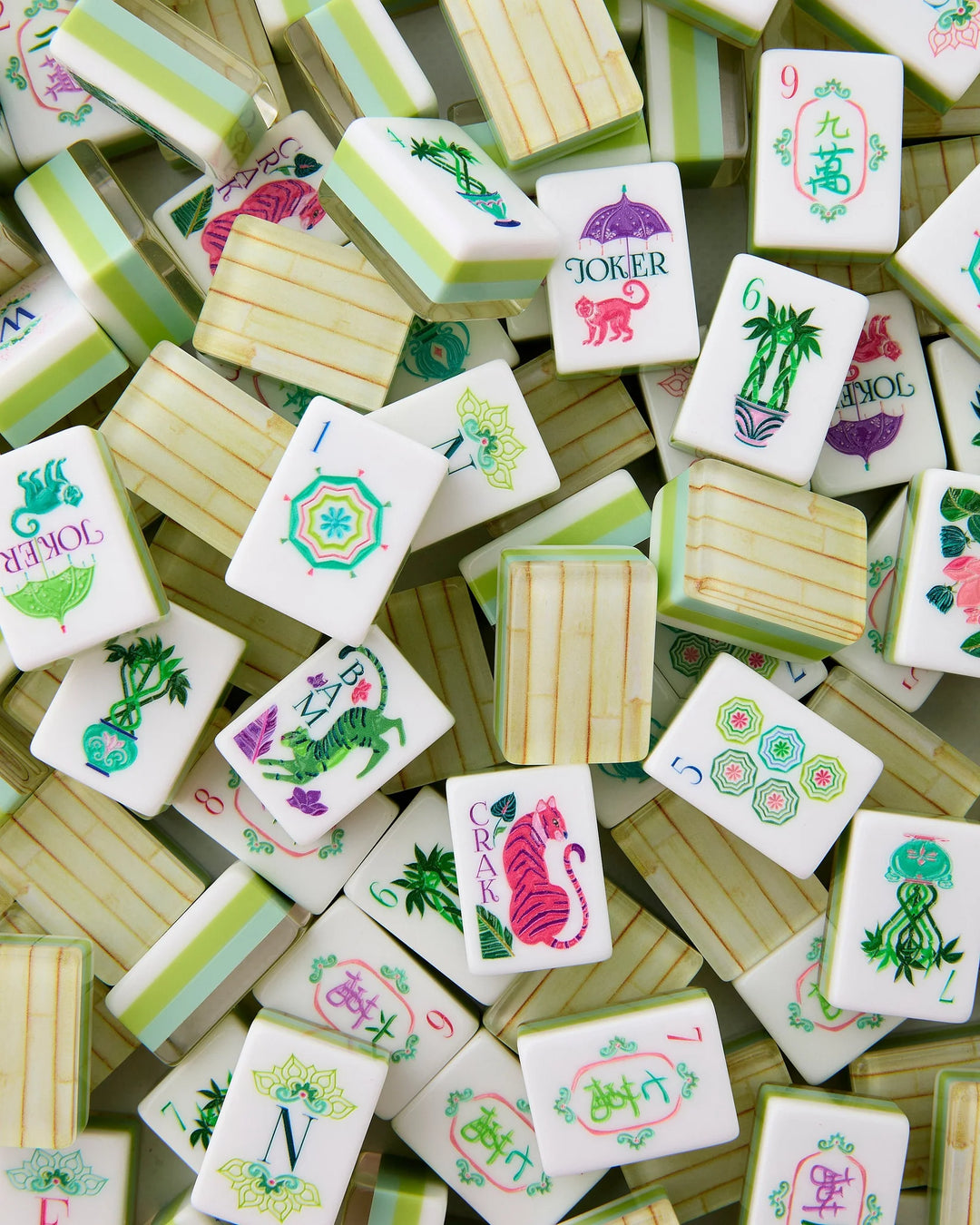 Palm Royale Mahjong Tiles by Oh My Mahjong