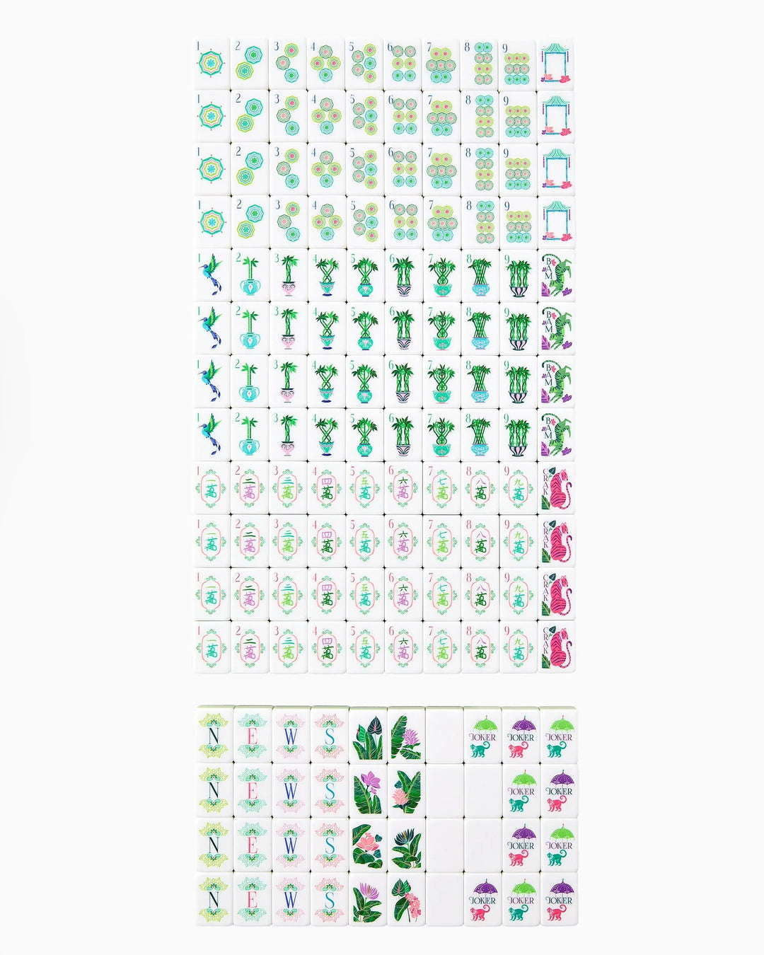 Palm Royale Mahjong Tiles by Oh My Mahjong