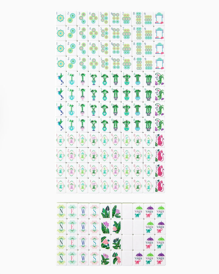 Palm Royale Mahjong Tiles by Oh My Mahjong