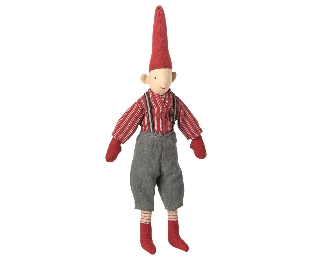 Maileg Pixy, Size 2 Boy - Red Shirt