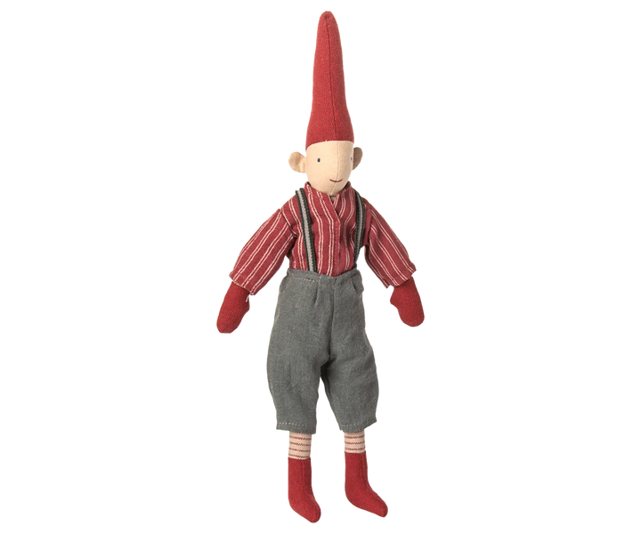Maileg Pixy, Size 2 Boy - Red Shirt