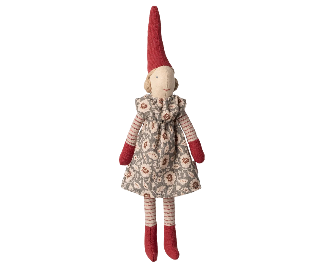 Maileg Pixy, Size 1 Girl - Winter Mint Dress
